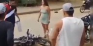 Golpea a su esposa embarazada y recibe una paliza