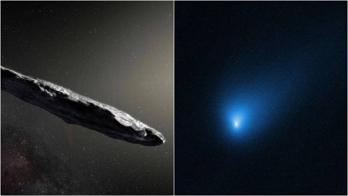 No solo 3I/ATLAS: 'Oumuamua y Borisov, los cometas que llegaron de otro sistema solar