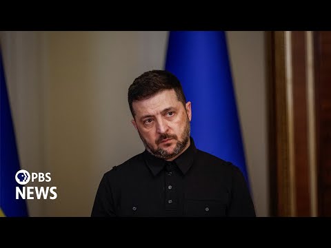 WATCH LIVE: Ukraine's Zelenskyy holds news briefing as he meets with Trump to end war with Russia