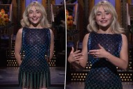 Sabrina Carpenter jokes about provocative image in 'SNL' monologue