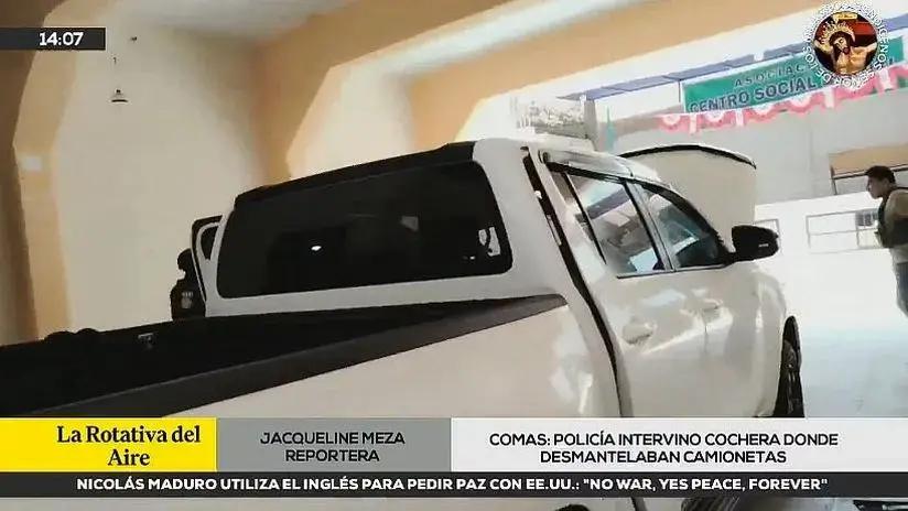 Delincuentes desmantelaban autos en cochera clandestina de Comas: cabecilla 'Robotín' daba órdenes desde prisión