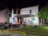 Smoke alarms save Hagerstown family as fire guts duplex overnight