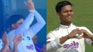 WATCH | Jaiswal's Heart Celebration Gets Standing Ovation From Gill Cricket