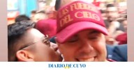 El chimbero de las Fuerzas del Cielo que besó al Gordo Dan y salió en C5N