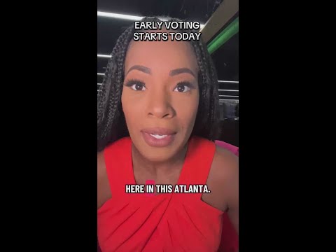 Early Voting in Georgia starts Oct 14