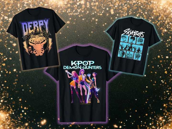 HUNTR/X & Saja Boys band shirts from Amazon deliver fast for Halloween