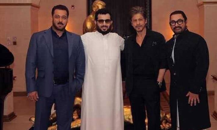 SRK, Salman, Aamir share stage in Riyadh; hint at possible film together