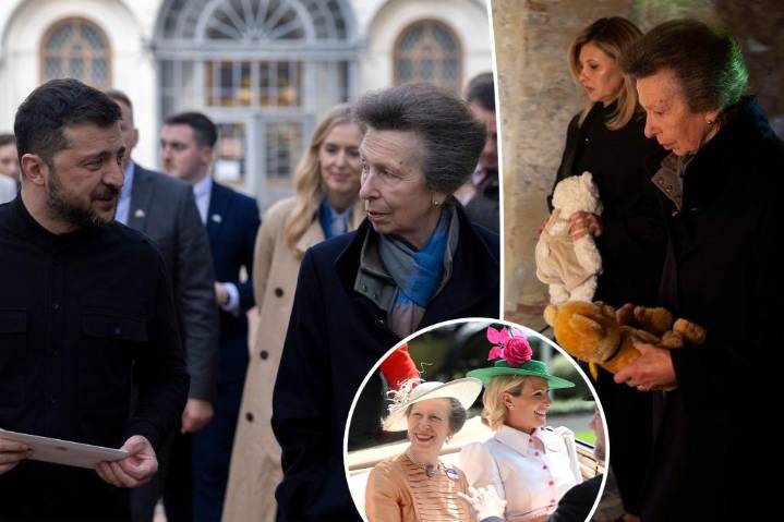 Princess Anne shares personal detail about daughter Zara Tindall during Ukraine trip