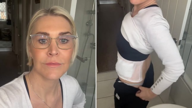 S Club star dashes to A&E after ‘burning herself to pieces’ in kitchen accident