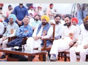 CM Mann hits out at Opposition: “They want power to settle scores, not serve people” Photo Source: Babushahi Bureau [ FULL VIEW ]