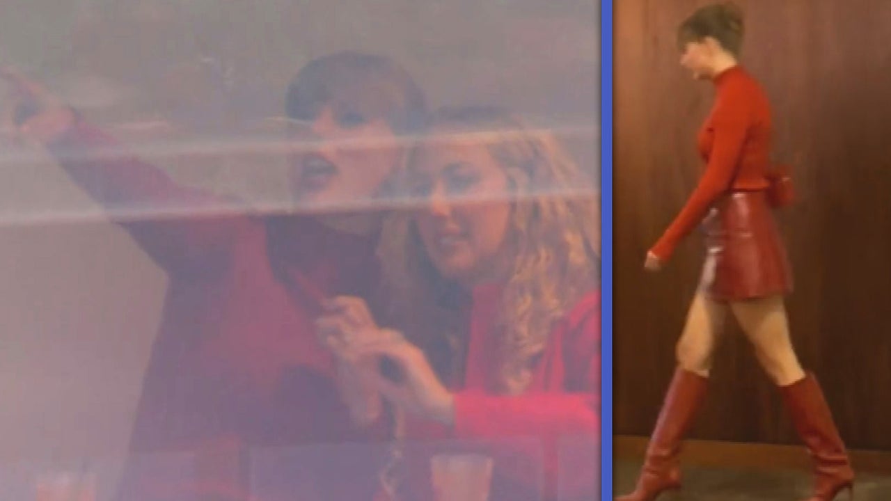 Travis Kelce Does ‘Ophelia’ Dance in Celebration as Taylor Swift Watches Chiefs Game