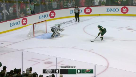 Rossi gets shootout winner, Wild beat Kings 4-3 after allowing trio...