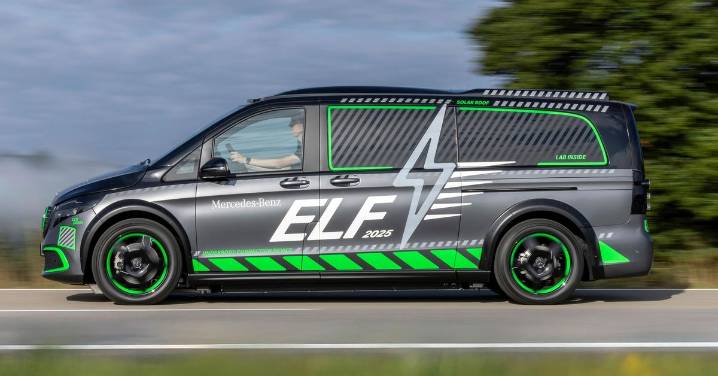 Todas las soluciones de carga en una única furgoneta, en la Mercedes ELF