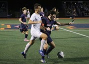 Grant Liszka, Cole Bouslough puncuate senior night to remember for Hershey boys soccer