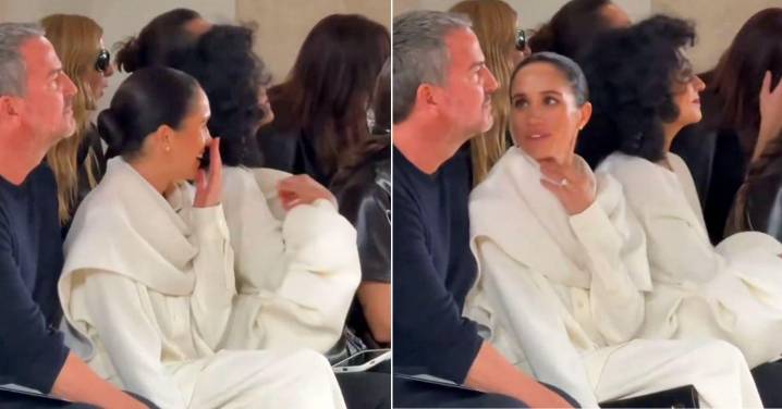 Meghan Markle Dragged for Laughing at Model During Paris Fashion Week: 'She's So Hard to Like'