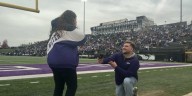 ‘Couldn’t have asked for anything better’: Couple gets engaged during UW