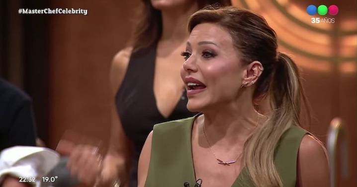 Por MasterChef Celebrity, Evangelina Anderson tiene un admirador secreto: “Miren esto”