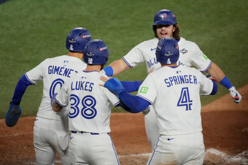 Blue Jays' Addison Barger hits the first pinch-hit grand slam in World Series history