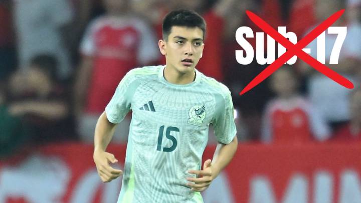Gilberto Mora, fuera del Mundial Sub-17; esta es la convocatoria de México para Qatar 2025