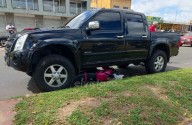 Una motorizada lesionada en accidente con una pick up frente al Centro Social Árabe de El Tigre