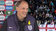 England fans sing chants at Thomas Tuchel in World Cup qualifier against Latvia