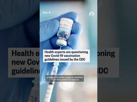Health experts are questioning new Covid-19 vaccination guidelines issued by the CDC