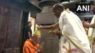 PM Modi offers prayers at Mallikarjuna Swamy temple in Andhra Pradesh