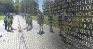 Etched in stone, carried in hearts: Vietnam veterans visit memorial wall during Honor Flight