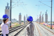 Supervisan Sheinbaum y Delfina avances del Tren México