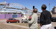 End of an Era: Historic Harbor Bridge center span comes down