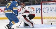Blues earn first preseason win with 7-1 blowout of Senators