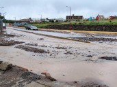 Fuertes lluvias provocan que vecinos de Chignahuapan abandonen sus hogares