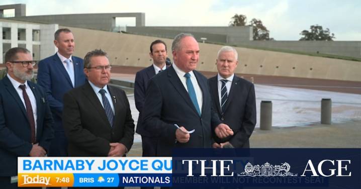 Littleproud vows to persuade Barnaby Joyce to stay with Nationals