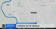 3 people hit by vehicle in south Sacramento neighborhood