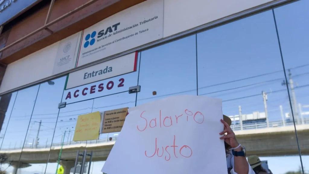 Trabajadores del SAT anuncian que continuarán en paro por falta de respuesta