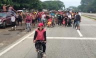 Caravana migrante avanza a la Ciudad de México