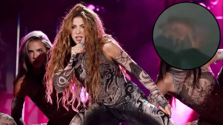 Filtraron nuevos videos detrás del beso de Shakira en pleno escenario: nuevos ángulos