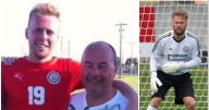 The goalkeeper turning hand to fashion in bid to boost mental health support after dad's tragic passing