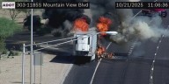 No injuries reported after semi-trailer fire on Loop 303 in Surprise