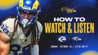 Los Angeles Rams at Baltimore Ravens: How to watch, listen to and live stream Week 6