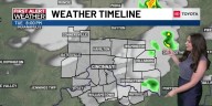 Spotty showers possible Tuesday evening