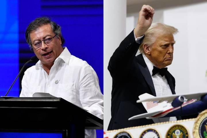 Trump redobla sus ataques contra el presidente Petro y lo llama “lunático” con problemas mentales