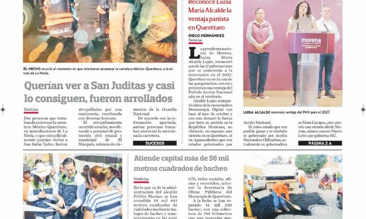 ¡Conoce la Portada de Hoy!