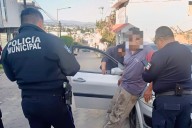 Policía municipal y Protección Civil capitalina brindan auxilio a dos personas lesionadas por arma de fuego en 3 Volcanes