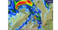 UK weather maps turn violent red as Storm Amy tears across Britain