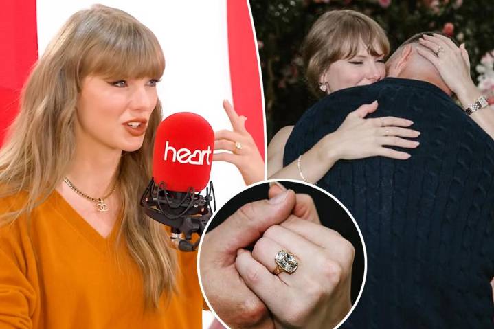 Taylor Swift reveals how Travis Kelce designed her engagement ring