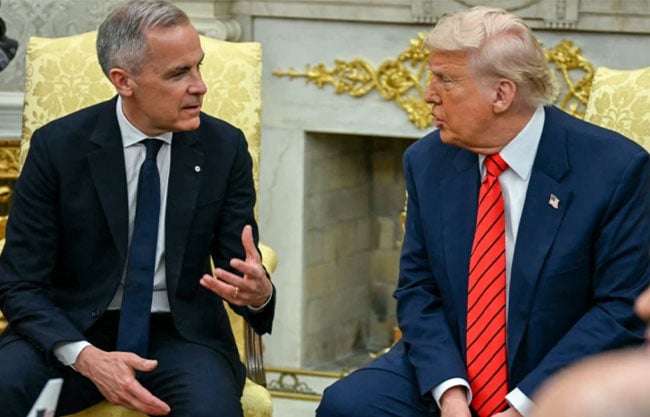 Trump rompe diálogo comercial con Canadá por anuncio “fraudulento”