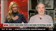 The Edge: New survey shows more people are attending music festivals alone