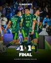 Atlético Bucaramanga empató en el Campín frente a Millonarios y mantiene el liderato