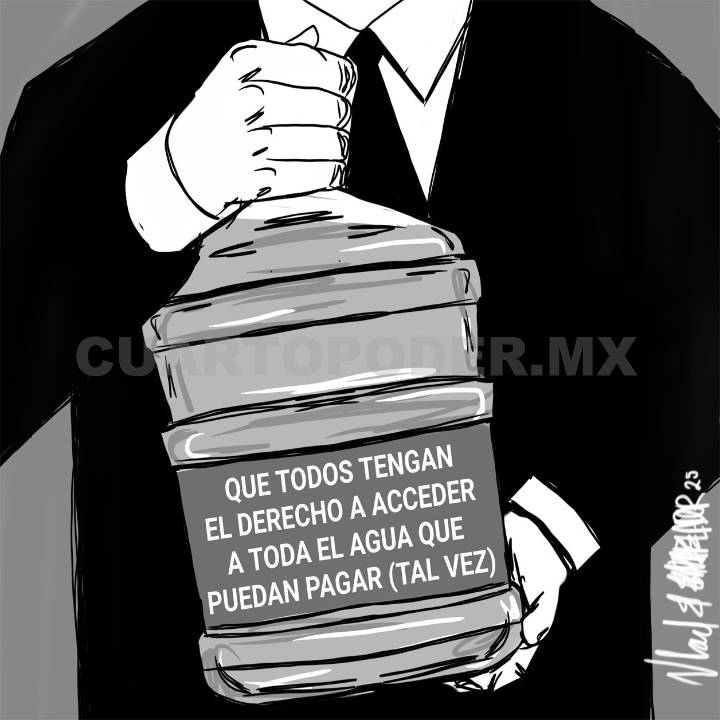 El agua es un derecho, no un privilegio
